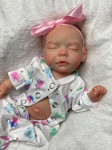 Abenduot 10inch Realistic Silicone Reborn Baby Doll