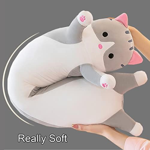 Kekeso Giant Gray Cat Plush Pillow 90cm