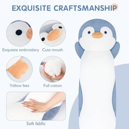 36 Soft Penguin Plush Pillow Toy for Kids and Adults