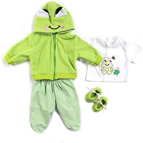 Medylove Reborn Baby Doll Green Suit Set
