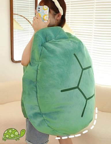 40 Inch Wearable Turtle Shell Plush Pillow for Adults