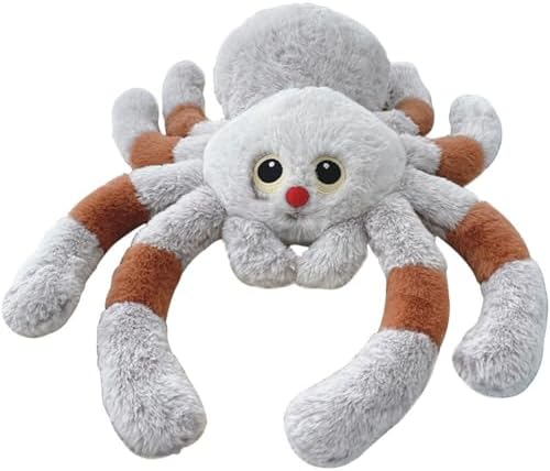 Cute Red Nose Spider Plush Throw Pillow