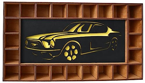 Premium Wooden Toy Car Parking Storage for Kids