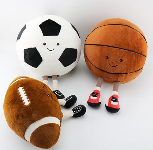 XIYUAN 13 Inch Football Plush Pillow Toy for Kids