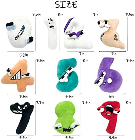 10PCS Nume Lore Plush Throw Pillow Plush Toy