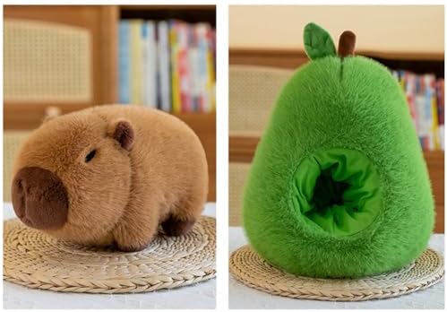 Nohito Avocado Capybara Plush Pillow 137 Inches
