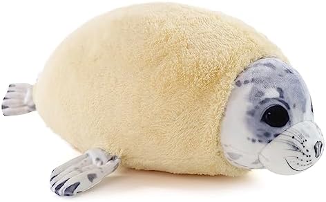 Furvena Chubby Blob Seal Plush Pillow Toy 12 Inch