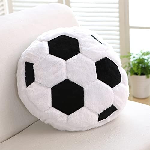 4 Pcs Sports Themed Fluffy Throw Pillows