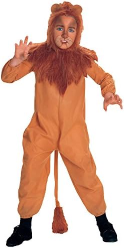 Rubies Wizard of Oz Cowardly Lion Costume for Kids