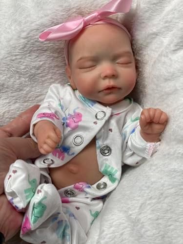 Abenduot 10inch Realistic Silicone Reborn Baby Doll