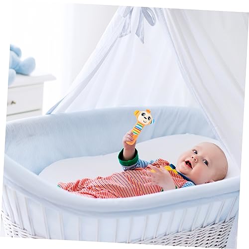 Milisten Plush Animal Rattle with Orange Fabric