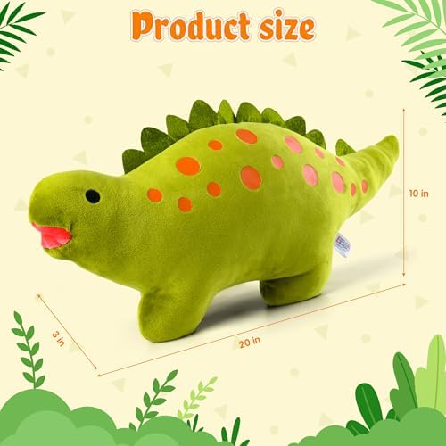 BB FUN HOUSE Dinosaur Pillow Plush Green