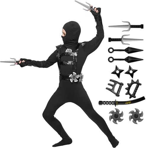 Spooktacular Halloween Ninja Costume for Boys