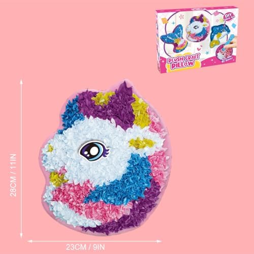 Whatstem Plush Unicorn Pillow DIY Craft Kit