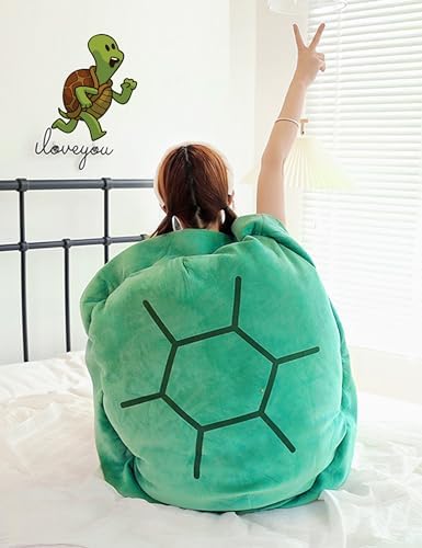 40 Inch Wearable Turtle Shell Plush Pillow for Adults