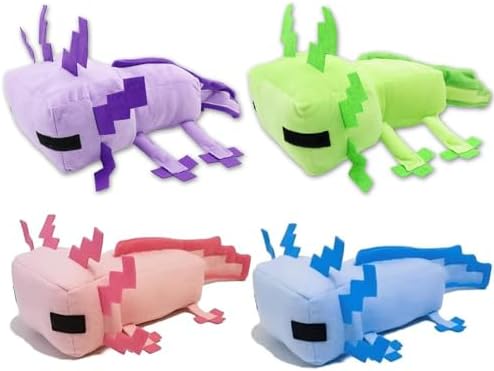 XSLWAN Axolot Plush Pillow Set 4PCS Kids Birthday Gift