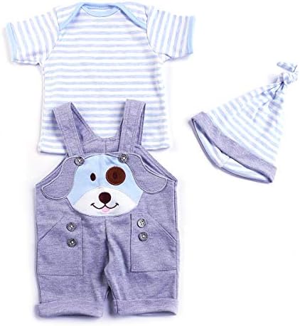 TATU Reborn Baby Boy 22 Inch 3 Pcs Outfit Set 1