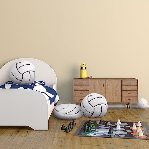Gerrii 4 Pcs Volleyball Plush Throw Pillow