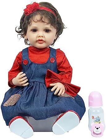 Pinky Reborn 22inch Realistic Baby Doll for Age 3