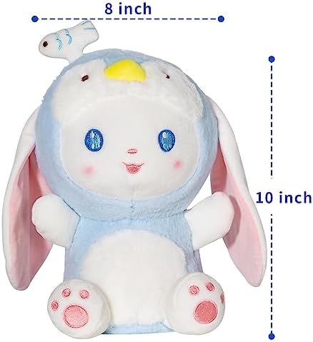 10 Penguin Bunny Plush Pillow Squishy Soft Kawaii Plushie