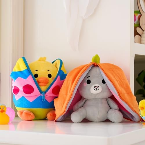JOYIN 2 PCS Easter Plush Hiding Bunny Chick