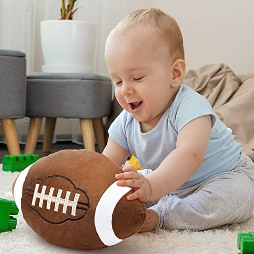 HyDren Football Pillows 2 Pcs Fluffy Plush