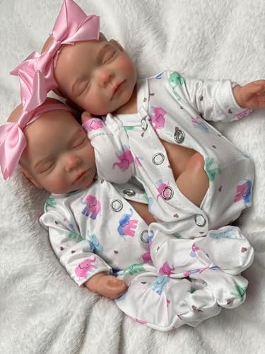 Abenduot 10inch Realistic Silicone Reborn Baby Doll