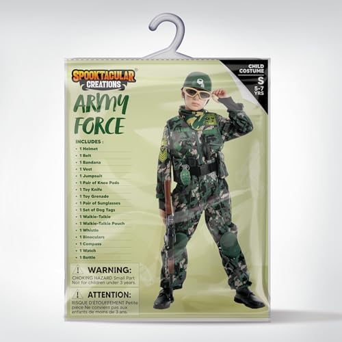 Spooktacular Creations Kids Military Costume Set 1