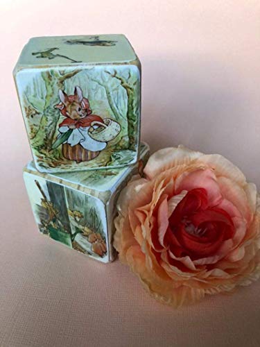Handmade Beatrix Potter Wooden Stacking Blocks