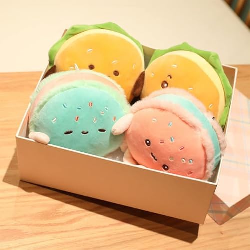Goylmc Hamburger Plush Toy - 6 Inch Cute Room Decor