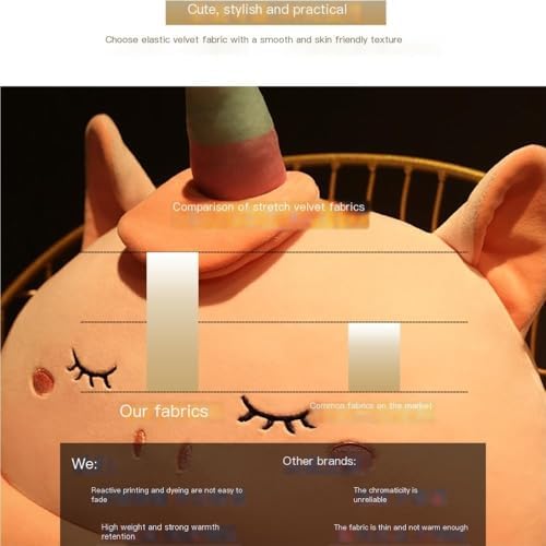 ZALCBHJ Adorable Cartoon Animal Shaped Plush Pillow