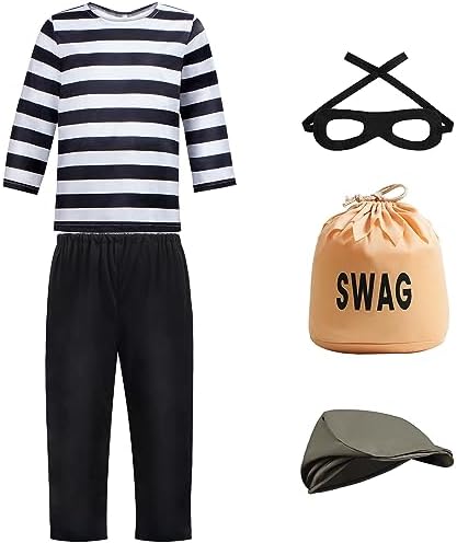Spooktacular Creations Kids Robber Costume Set