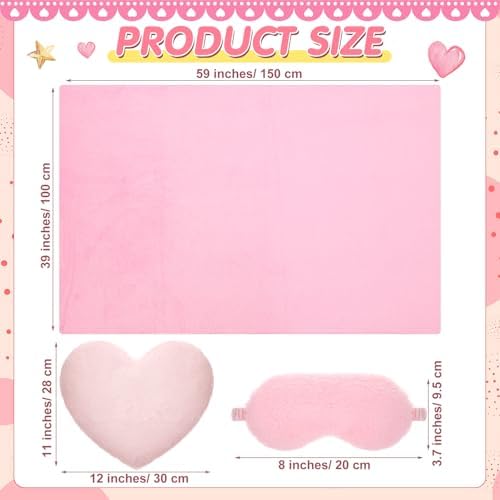 18 Pcs Kids Sleepover Party Supplies Set for Girls