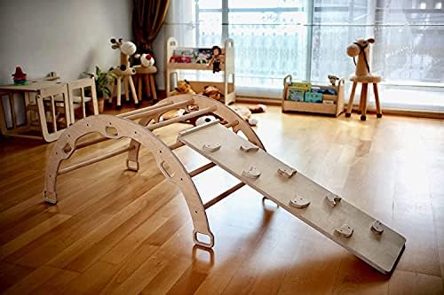 Kidodido Montessori Wooden Climbing Set for Kids