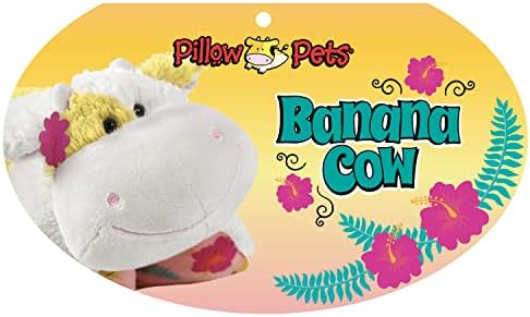 Pillow Pets Sweet Scented Banana Cow Plush Pillow Toy