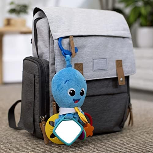 Baby Einstein Activity Arms Octopus BPA Free Stroller Toy Blue