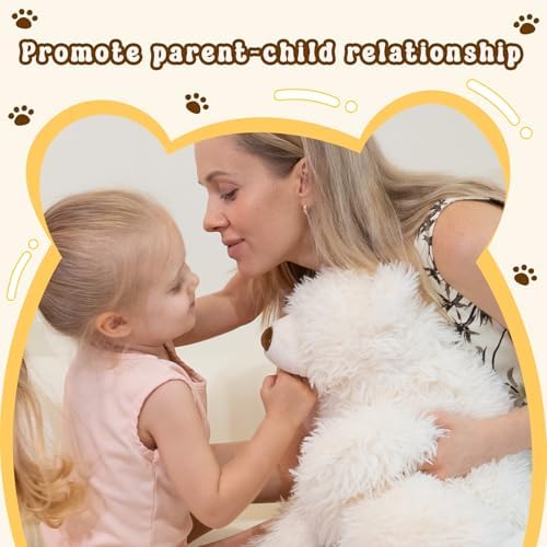 42 lbs Polar Bear Weighted Plush Pillow
