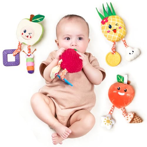 OR OR TU Baby Fruit Rattles for 3-12 Months