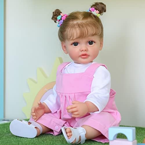 22 Inch Reborn Baby Doll for Kids Birthday Gift Set