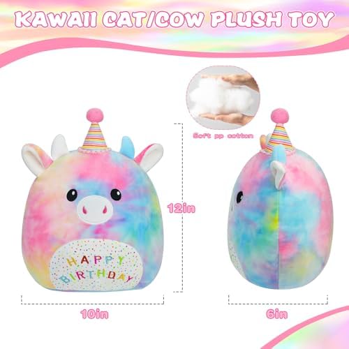 12 Inch Unicorn Cow Plush Pillow Birthday Gift 1