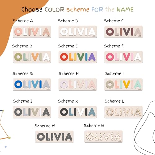 Agukids Personalized Baby Name Puzzle