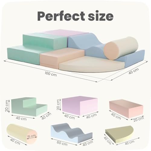 IGLU Soft Play Foam Climbing Blocks 6 Shapes