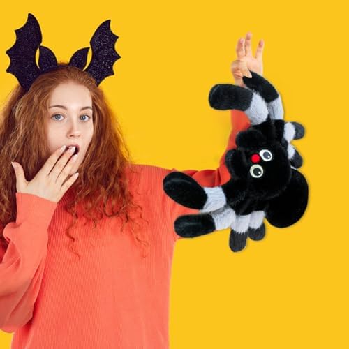 Red Nose Spider Plush Pillow for Halloween Birthday Gifts