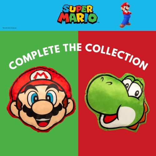 Franco Super Mario Plush Pillow 16 Inches Tall