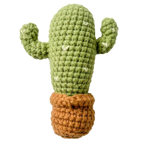 Chippi Co Cactus Baby Rattle with Wooden Ring
