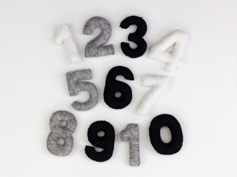 Matthew Mae Monthly Milestone Felt Number Set 0-9 1