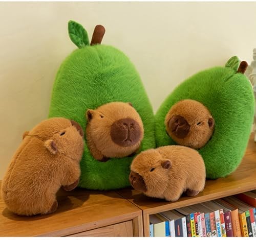 Nohito Avocado Capybara Plush Pillow 137 Inches