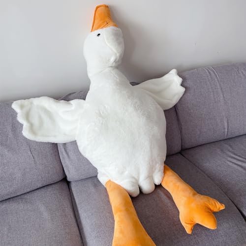 Haengbuk Giant Goose Stuffed Animal 748in White Swan Plush Pillow