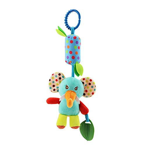 Joyshare 4PCS Baby Hanging Rattle Toy with Crinkle Sound