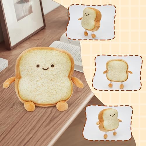 Pacreck Toast Bread Plush Pillow Toy 12in